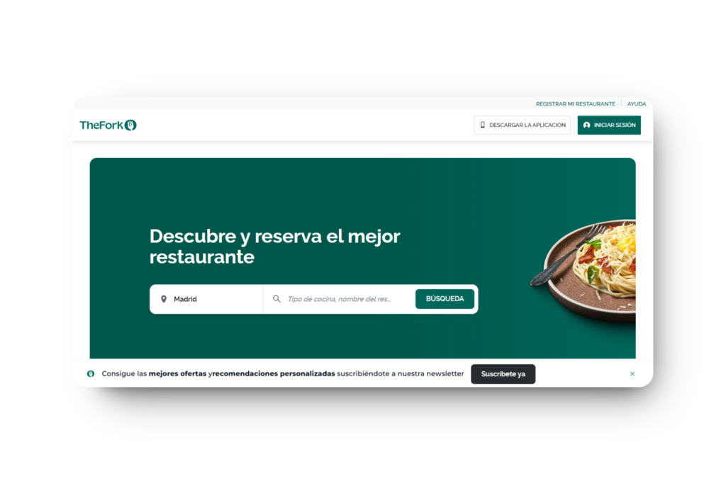 precio thefork