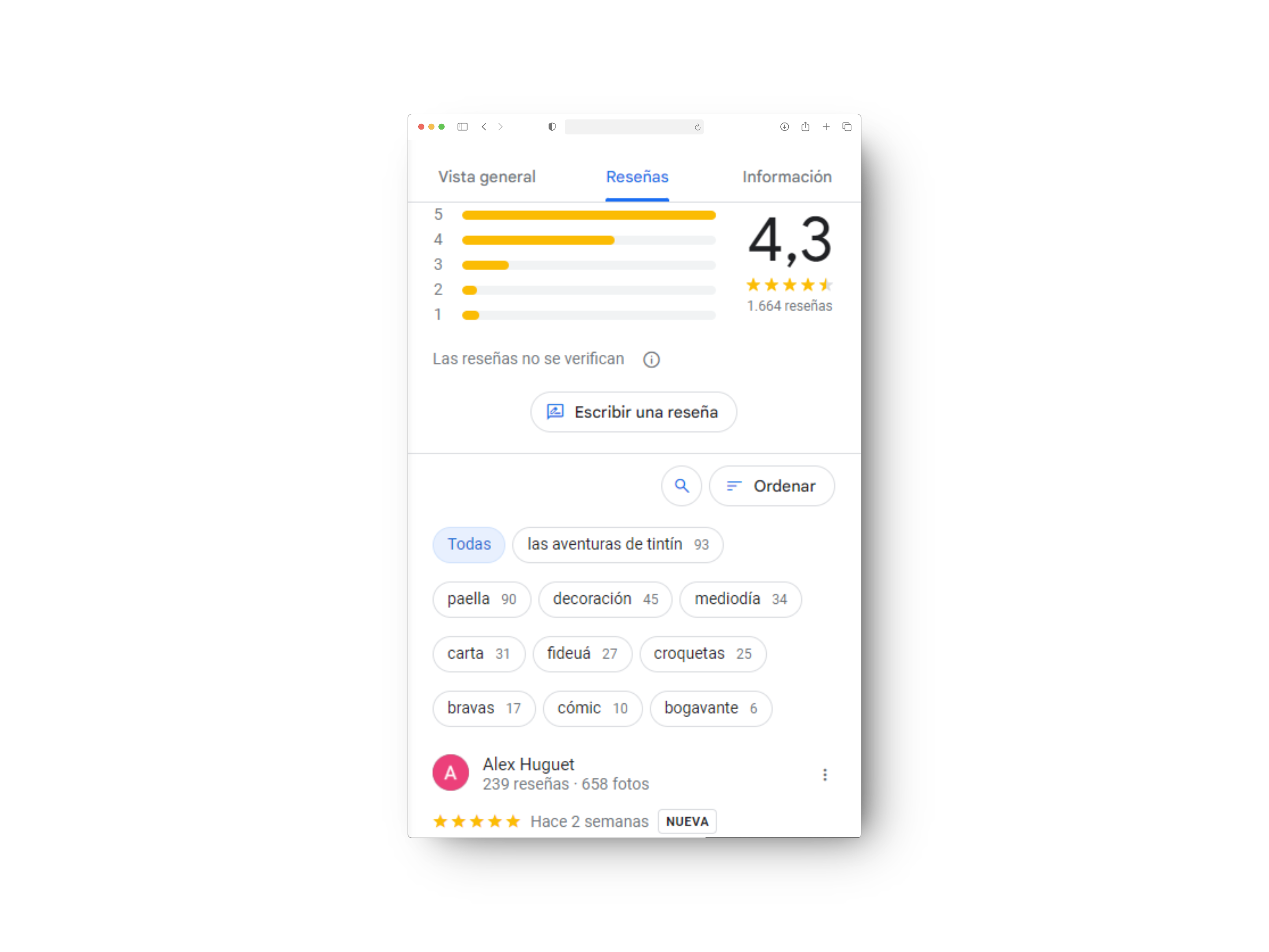 perfil de google optimizado