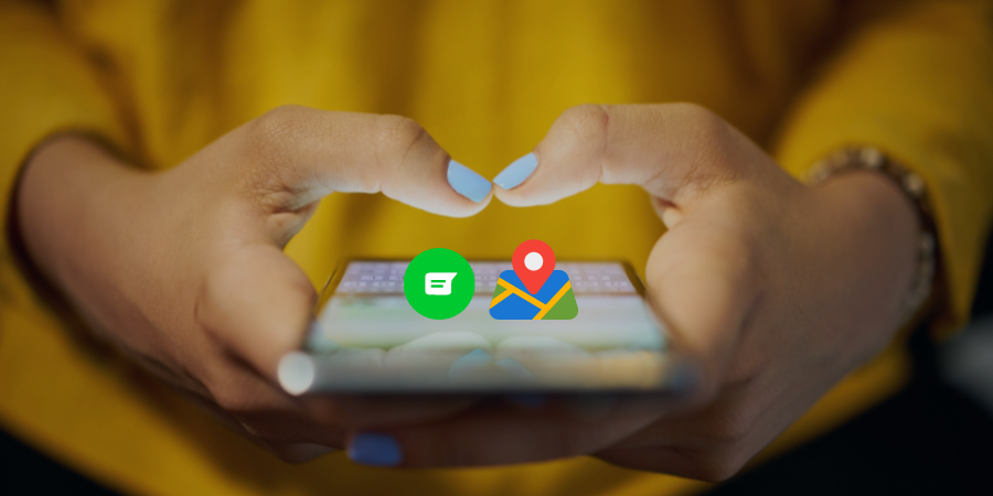 como poner un enlace de WhatsApp en Google Maps